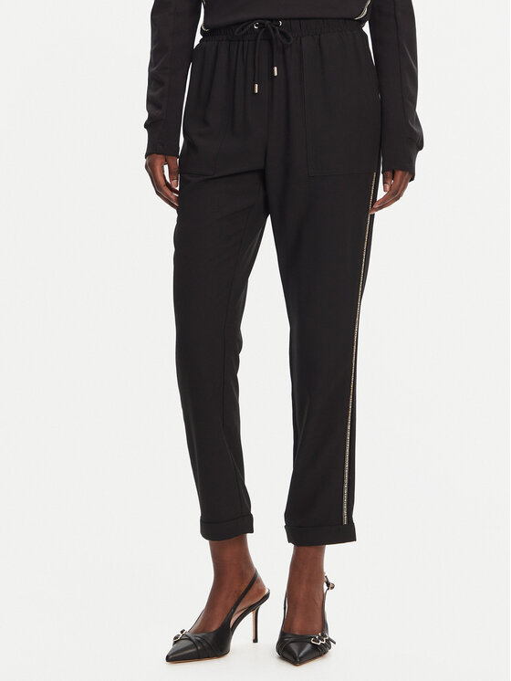 Liu Jo Sport Medžiaginės kelnės · Juoda · Regular Fit