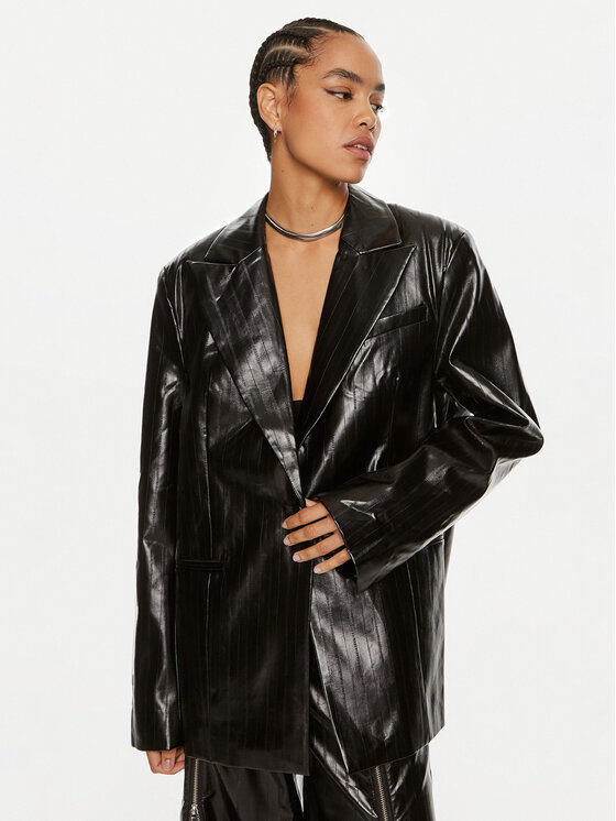 ROTATE Švarkas · Juoda · Oversize