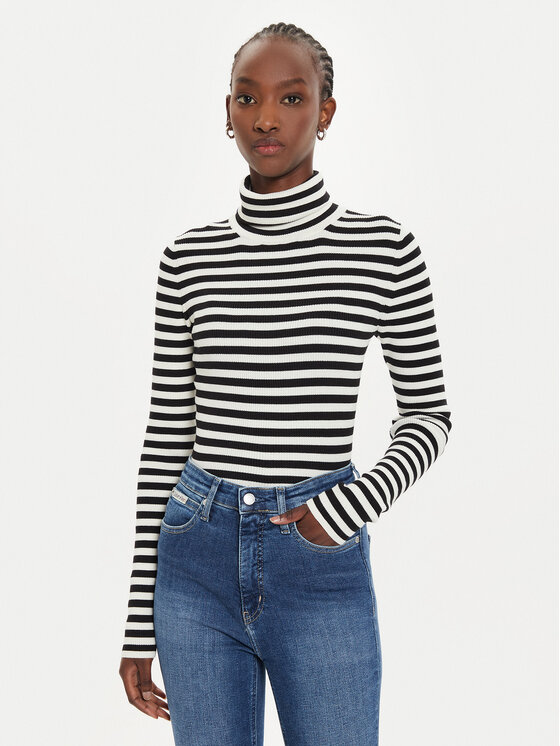 Calvin Klein Jeans Golfas · Juoda · Regular Fit