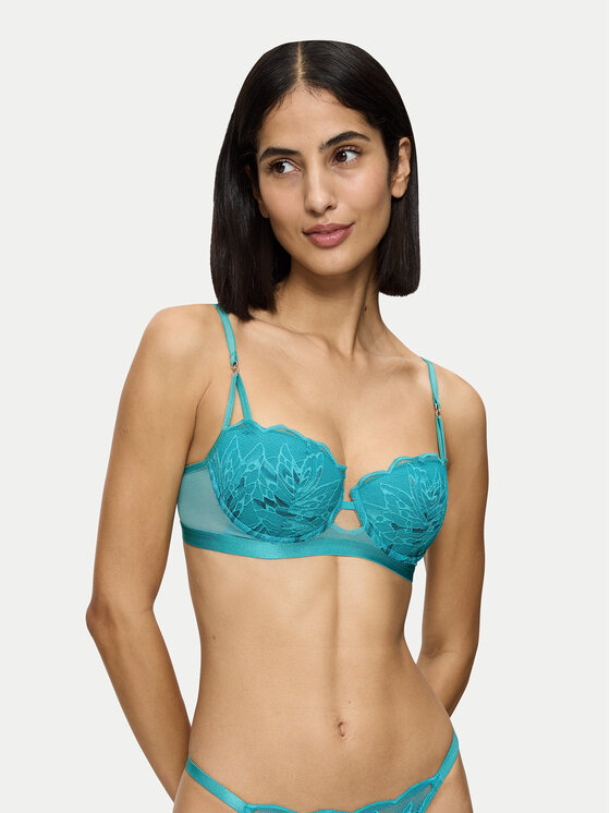 Triumph Pusiau dengta (balcony bra) liemenėlė · Mėlyna