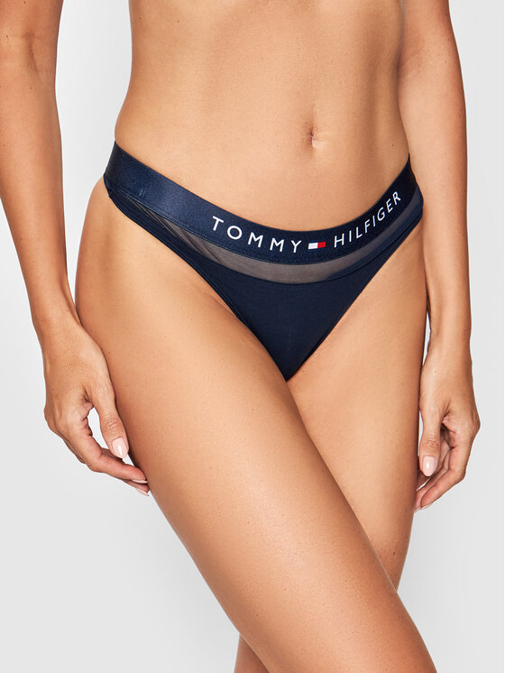 Tommy Hilfiger Siaurikės · Tamsiai mėlyna