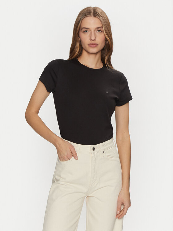 Calvin Klein Marškinėliai · Juoda