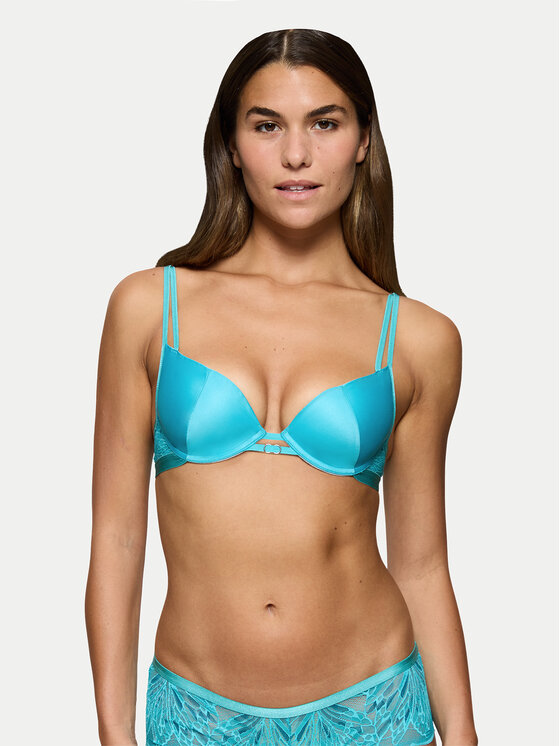 Triumph Pakelianti (push-up) liemenėlė · Mėlyna