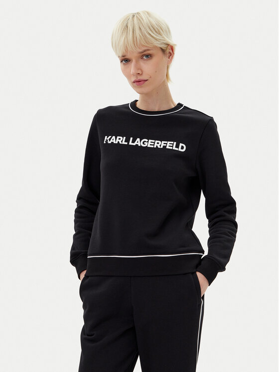 KARL LAGERFELD Džemperis · Juoda · Regular Fit