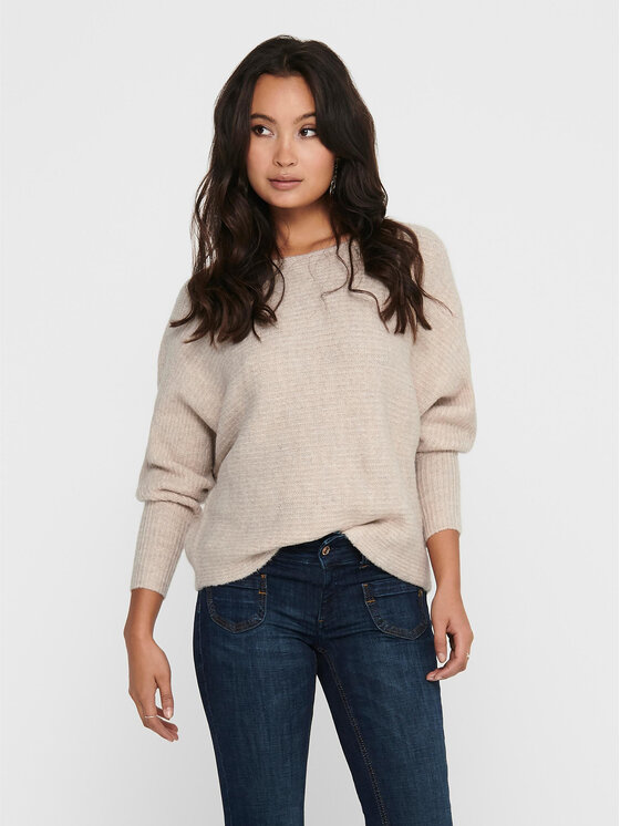 ONLY Megztinis · Smėlio · Regular Fit