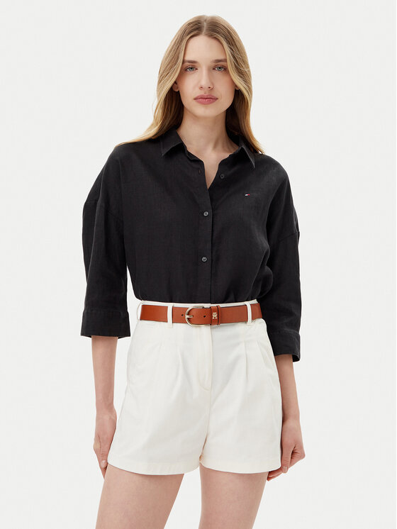 Tommy Hilfiger Marškiniai · Juoda