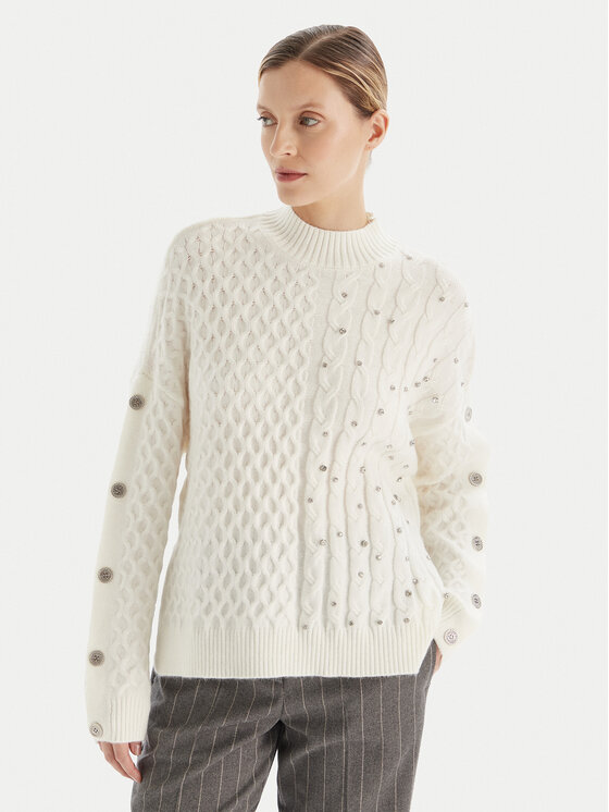 Fracomina Golfas · Écru · Relaxed Fit