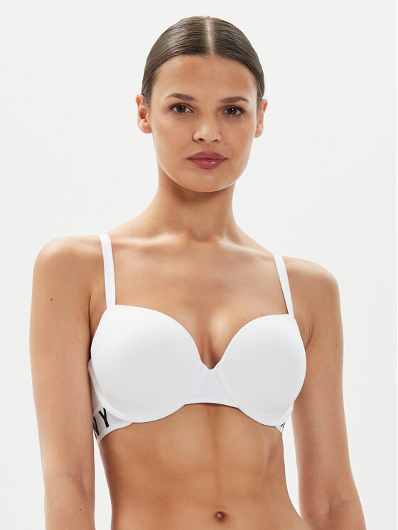 DKNY Liemenėlė su lankeliais · Balta