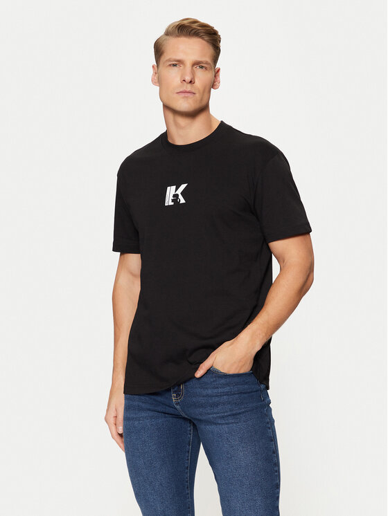 Karl Lagerfeld Jeans Marškinėliai · Juoda