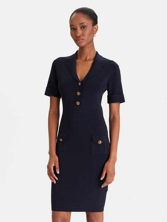 Guess Trikotažinė suknelė · Tamsiai mėlyna · Mini