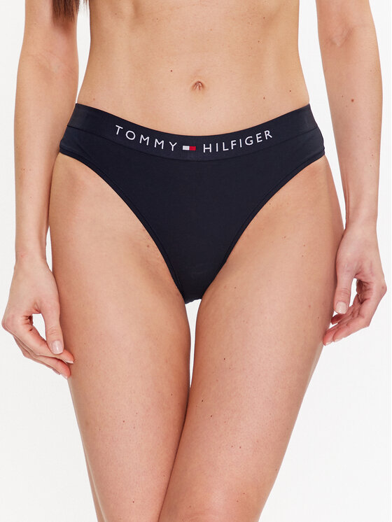 Tommy Hilfiger Klasikinės kelnaitės · Tamsiai mėlyna