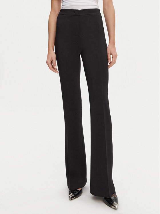 PINKO Medžiaginės kelnės · Juoda · Regular Fit