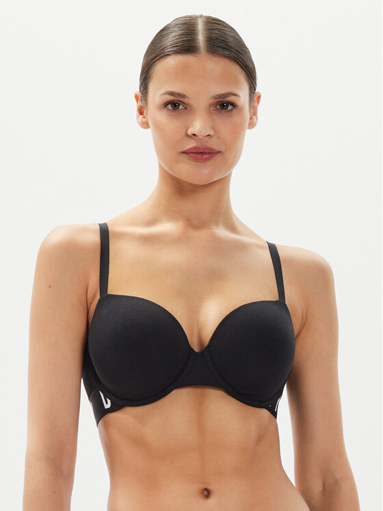 DKNY Liemenėlė su lankeliais · Juoda