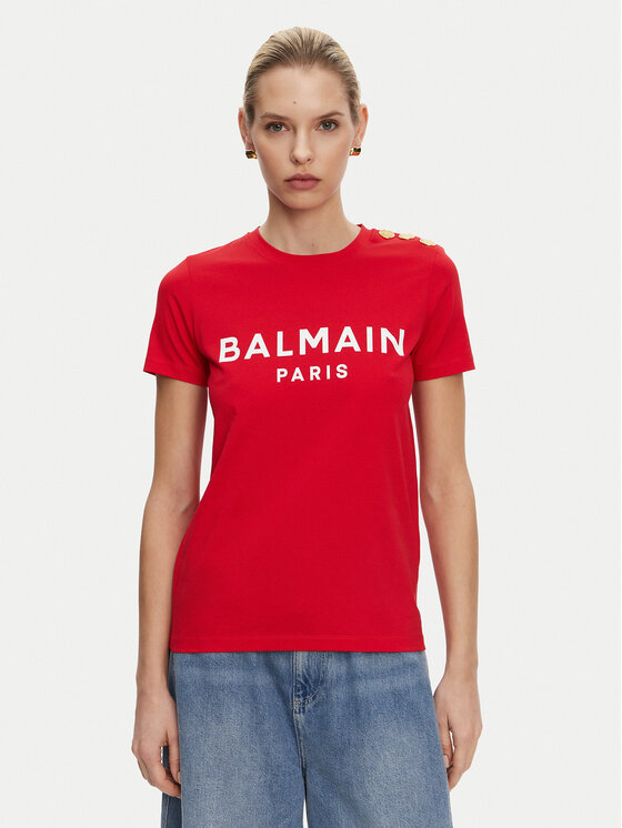Balmain Marškinėliai · Raudona