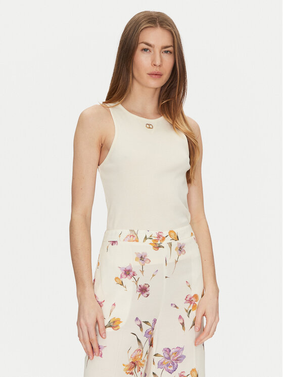 TWINSET Marškinėliai · Smėlio