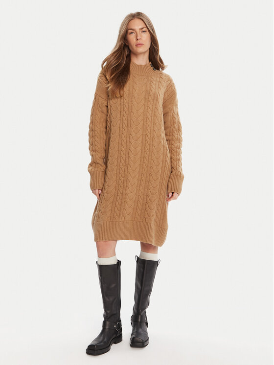Barbour Trikotažinė suknelė · Ruda · Mini
