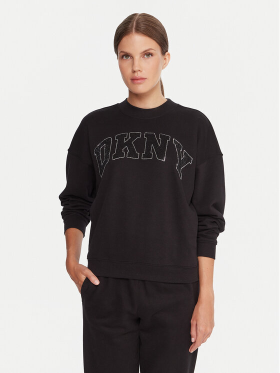 DKNY Sport Džemperis · Juoda · Regular Fit