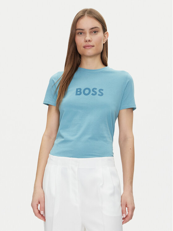 BOSS Marškinėliai · Žydra