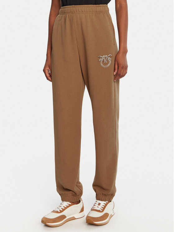 PINKO Sportinės kelnės · Ruda · Regular Fit
