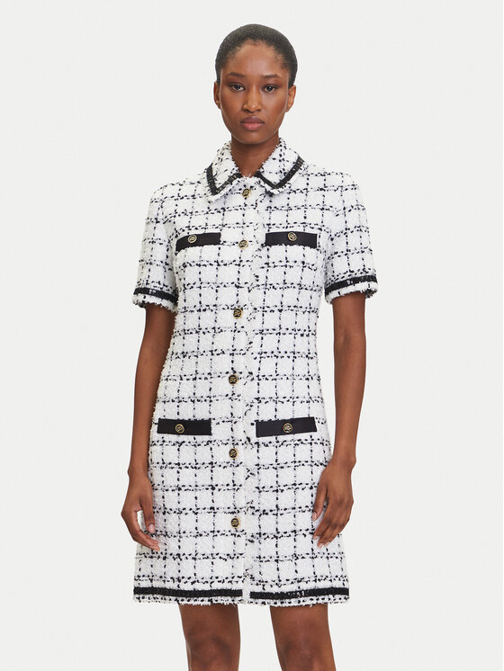 KARL LAGERFELD Trikotažinė suknelė · Écru · Mini
