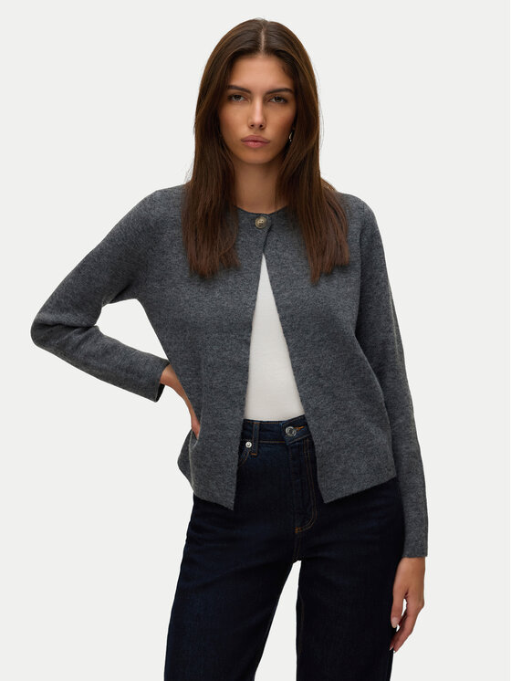 Vero Moda Kardiganas · Pilka · Regular Fit