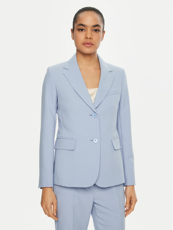 Weekend Max Mara Švarkas · Žydra · Slim Fit
