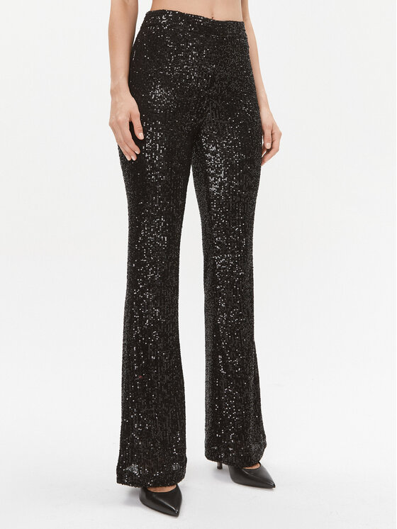 Kodas 20MAY TWINSET Medžiaginės kelnės · Juoda · Regular Fit