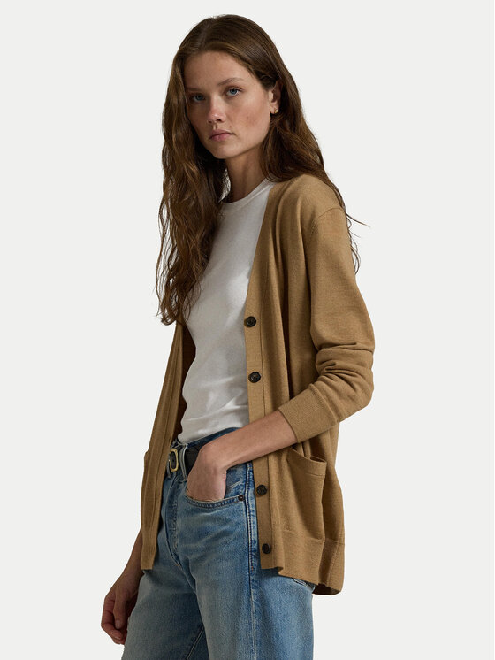 Polo Ralph Lauren Kardiganas · Smėlio · Relaxed Fit