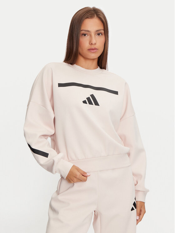 adidas Džemperis · Rožinė · Relaxed Fit