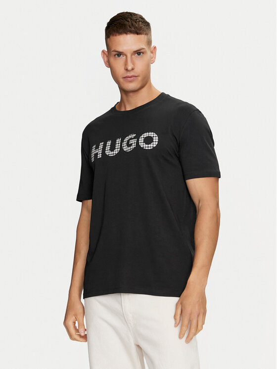 HUGO Marškinėliai · Juoda