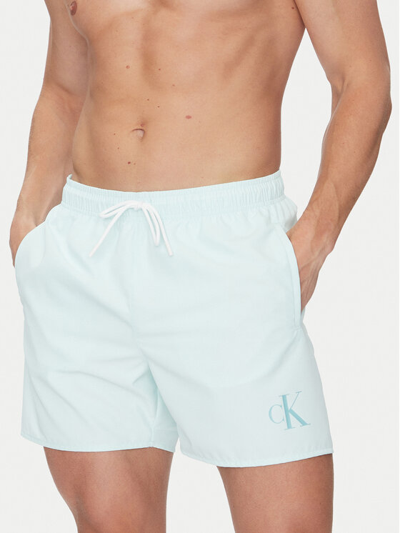 Calvin Klein Swimwear Plaukimo šortai · Žalia