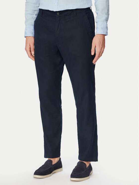 EXTRA BOSS Chinos kelnes · Tamsiai mėlyna · Regular Fit