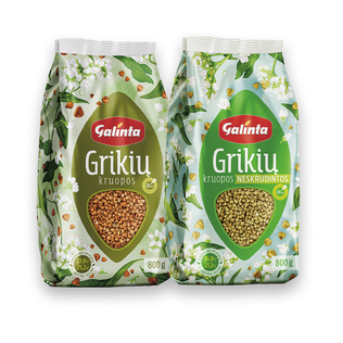 Grikių kruopos GALINTA (2 rūšių), 800 g