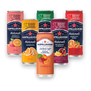 Gazuotas gėrimas SANPELLEGRINO (7 rūšių), 0,33 l