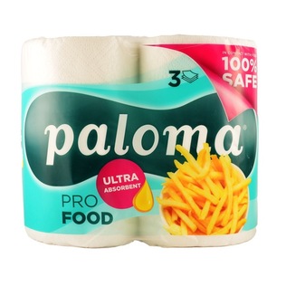 Popieriniai rankšluosčiai PALOMA PROFOOD, 3 sl., 2 vnt./pak.