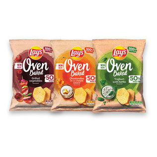 Bulvių traškučiai LAY’S OVEN BAKED, 3 rūšių, 110 g