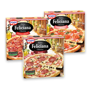 Šaldyta pica FELICIANA DR. OETKER (3 rūšių), 320 g, 335 g, 360 g