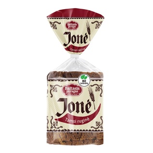Ruginė duona be mielių JONĖ, 390 g