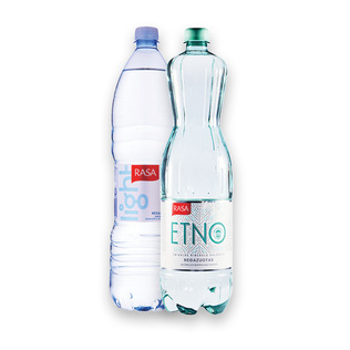 Natūralus negazuotas mineralinis vanduo RASA, 2 rūšių, 1,5 l