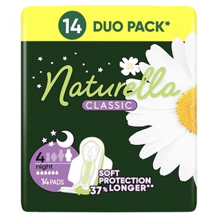 Higieniniai paketai NATURELLA NIGHT, 14 vnt./pak.