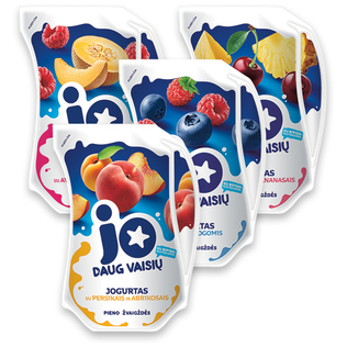 Geriamasis jogurtas JO (4 rūšių), 2,5% rieb., 0,9 kg