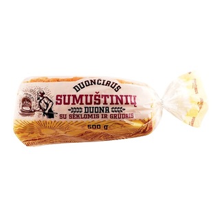 DUONČIAUS sumuštinių duona su sėklomis ir grūdais, 500 g