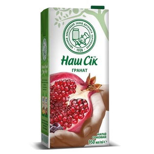 Granatų, aronijų gėrimas NAŠ SIK, 0,95 l