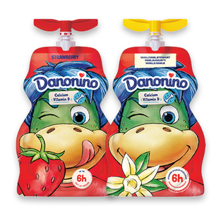 Jogurtinis užkandis DANONINO (2 rūšių), 70 g