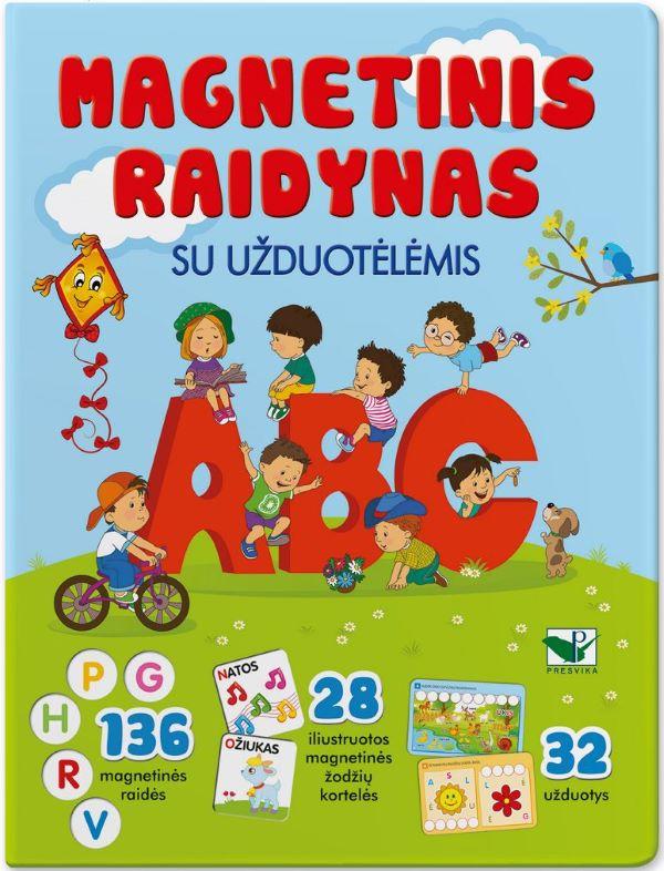 Magnetinis raidynas su užduotėlėmis