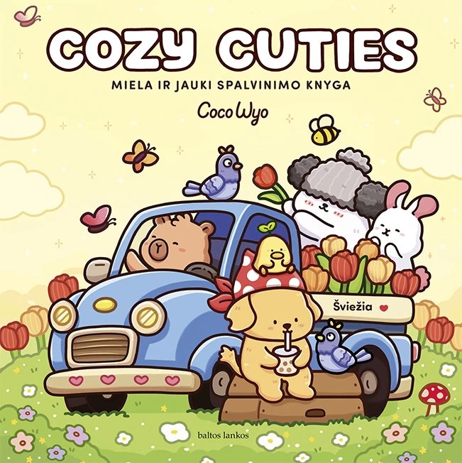 Cozy Cuties. Miela ir jauki spalvinimo knyga