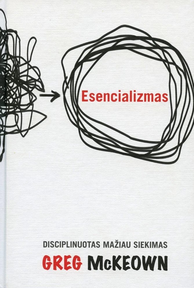 Esencializmas. Disciplinuotas mažiau siekimas