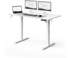 Rašomasis stalas SENSE7 NOJO LIGHT, baltas, 120 × 60 cm
