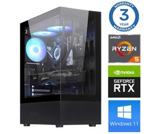 Stacionarus kompiuteris INTOP Ryzen 5 5500 16GB 250SSD M.2 NVME RTX5070 12GB WIN11Pro (RW46308)