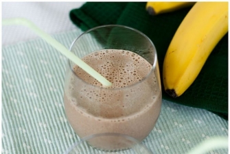 Бананчовы кофе коктейль